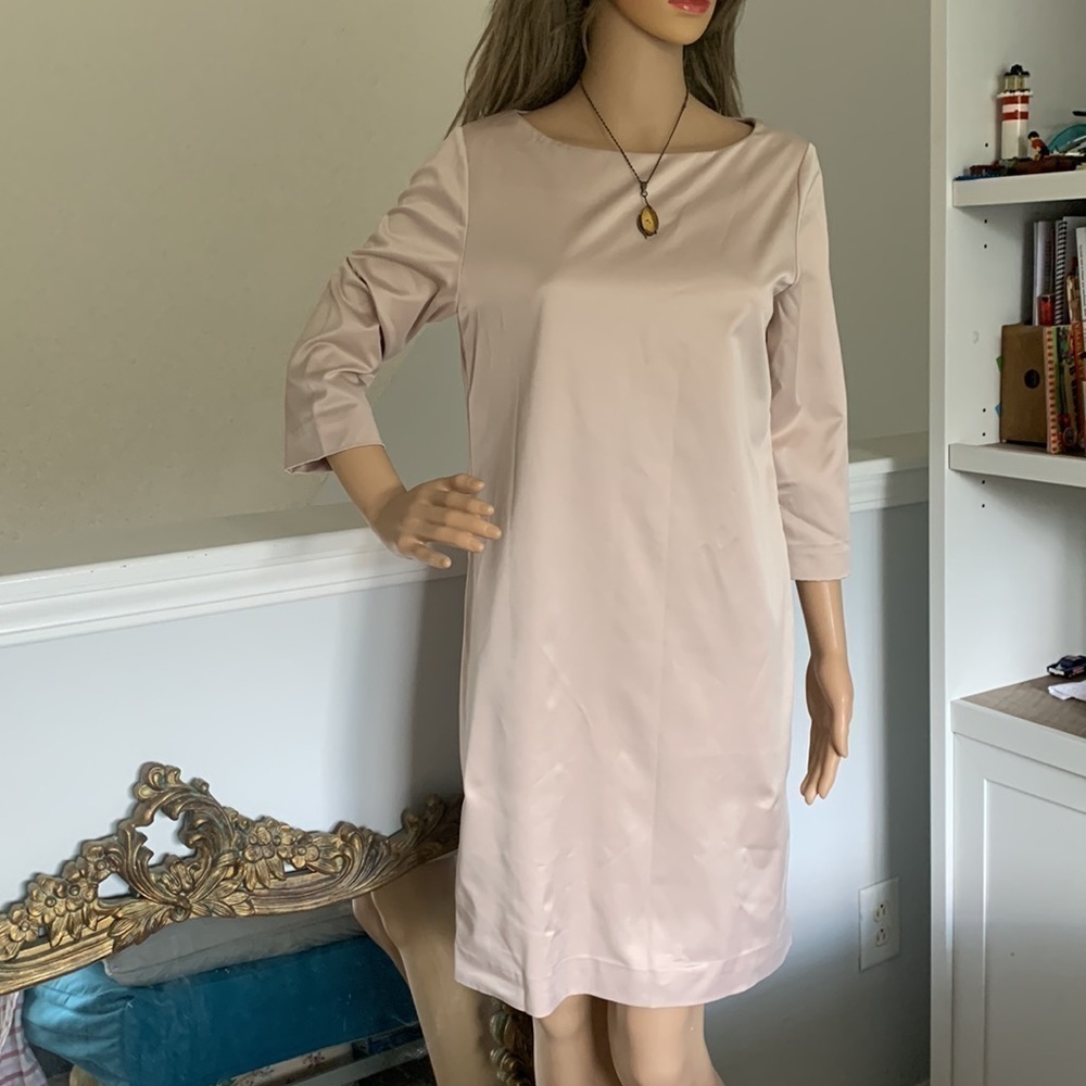 ROBERTA FREYMAN Satin being dress size Small classic elegant formal